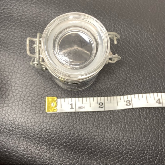 Mini Jar Glass Bottle Decor Waxahachie Texas State Collectible - Picture 7 of 7